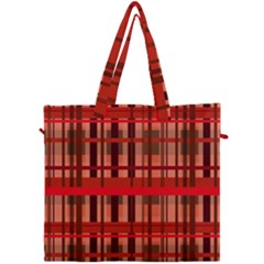 Fall Plaid Canvas Travel Bag by bloomingvinedesign