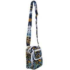 Birds Nature Design Shoulder Strap Belt Bag by Vaneshart