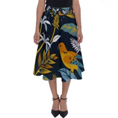 Birds Nature Design Perfect Length Midi Skirt by Vaneshart