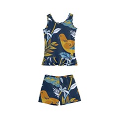 Birds Nature Design Kids  Boyleg Swimsuit by Vaneshart