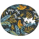 Birds Nature Design Wooden Puzzle Round View2