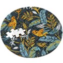 Birds Nature Design Wooden Puzzle Round View3