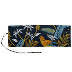 Birds Nature Design Roll Up Canvas Pencil Holder (m)