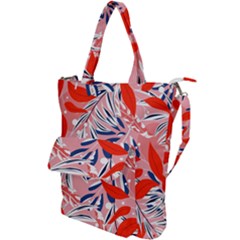 Tropical Seamless Pattern With Colorful Leaves Plants Shoulder Tote Bag by Vaneshart