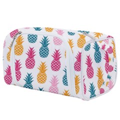 Tropic Fruit Pineapple Seamless Pattern Design Vector Illustration Toiletries Pouch