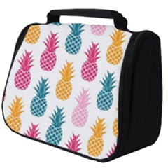 Tropic Fruit Pineapple Seamless Pattern Design Vector Illustration Full Print Travel Pouch (big) by Vaneshart