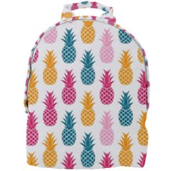 Tropic Fruit Pineapple Seamless Pattern Design Vector Illustration Mini Full Print Backpack by Vaneshart