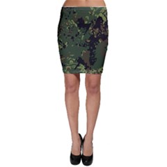 Military Background Grunge Style Bodycon Skirt by Vaneshart