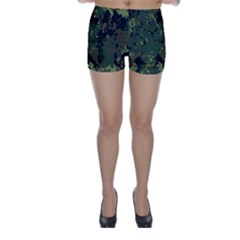 Military Background Grunge Style Skinny Shorts by Vaneshart