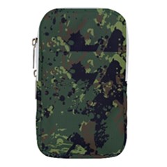 Military Background Grunge Style Waist Pouch (small)