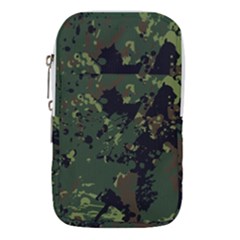 Military Background Grunge Style Waist Pouch (large)