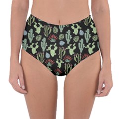 Cute Africa Seamless Pattern Reversible High-waist Bikini Bottoms by Vaneshart