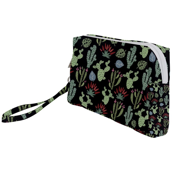 Cute Africa Seamless Pattern Wristlet Pouch Bag (Small)