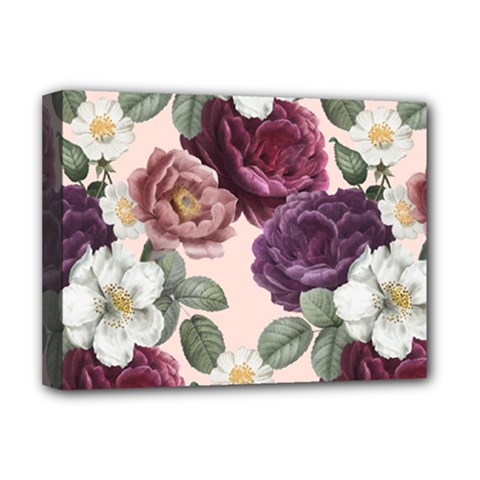 Romantic Floral Background Deluxe Canvas 16  X 12  (stretched)  by Vaneshart