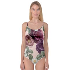 Romantic Floral Background Camisole Leotard  by Vaneshart