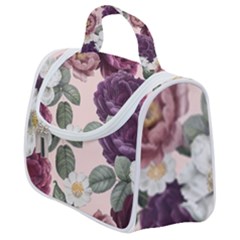 Romantic Floral Background Satchel Handbag by Vaneshart