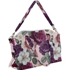 Romantic Floral Background Canvas Crossbody Bag by Vaneshart