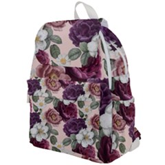 Romantic Floral Background Top Flap Backpack by Vaneshart