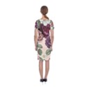 Romantic Floral Background Classic Short Sleeve Midi Dress View2