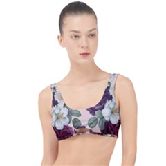 Romantic Floral Background The Little Details Bikini Top by Vaneshart