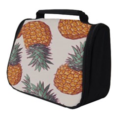 Seamless Pattern With Vector Illustrations Pineapples Full Print Travel Pouch (small) by Vaneshart