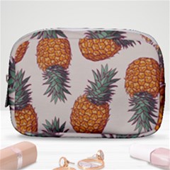 Seamless Pattern With Vector Illustrations Pineapples Make Up Pouch (small) by Vaneshart