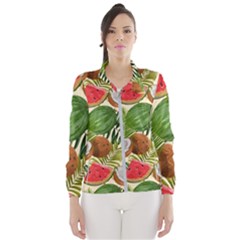 Tropical Pattern Background Women s Windbreaker by Vaneshart