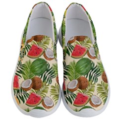 Tropical Pattern Background Men s Lightweight Slip Ons by Vaneshart