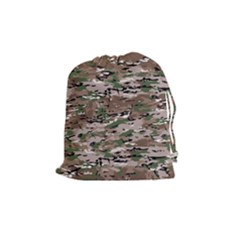 Fabric Camo Protective Drawstring Pouch (medium) by HermanTelo