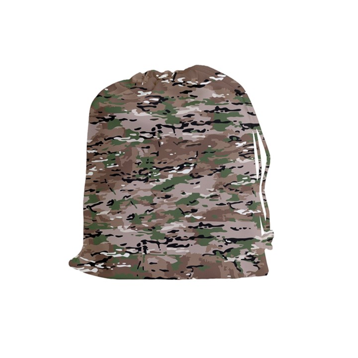 Fabric Camo Protective Drawstring Pouch (Large)