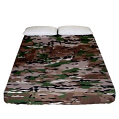 Fabric Camo Protective Fitted Sheet (california King Size)