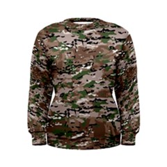 Fabric Camo Protective Women s Sweatshirt by HermanTelo