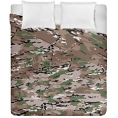 Fabric Camo Protective Duvet Cover Double Side (california King Size) by HermanTelo