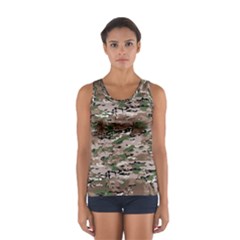 Fabric Camo Protective Sport Tank Top  by HermanTelo