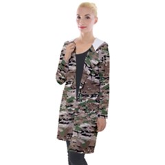 Fabric Camo Protective Hooded Pocket Cardigan by HermanTelo