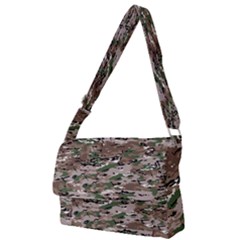 Fabric Camo Protective Full Print Messenger Bag