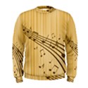 Background Music Nuts Sheet Men s Sweatshirt View1