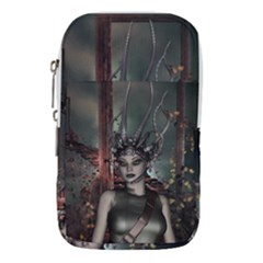 Awesome Fantasy Women With Helmet Waist Pouch (small) by FantasyWorld7