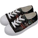 Awesome Fantasy Women With Helmet Kids  Low Top Canvas Sneakers View2