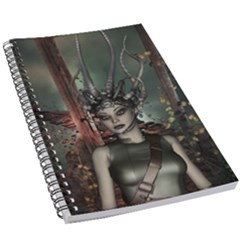 Awesome Fantasy Women With Helmet 5 5  X 8 5  Notebook by FantasyWorld7