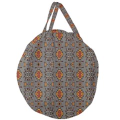 Nr 9 Giant Round Zipper Tote by ArtworkByPatrick