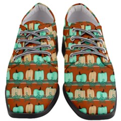 Bluegreen Pumpkins Women Heeled Oxford Shoes by bloomingvinedesign