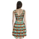 Bluegreen Pumpkins Split Back Mini Dress  View2