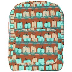 Bluegreen Pumpkins Full Print Backpack by bloomingvinedesign