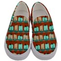 Bluegreen Pumpkins Men s Canvas Slip Ons View1