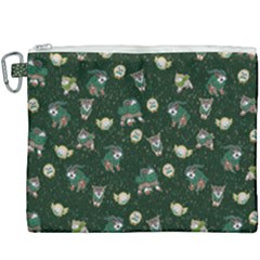 Grass Love Canvas Cosmetic Bag (xxxl) by Mezalola