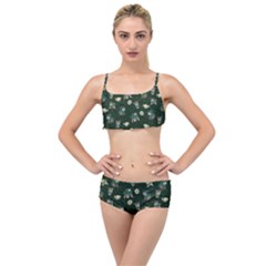 Grass Love Layered Top Bikini Set