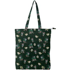 Grass Love Double Zip Up Tote Bag by Mezalola