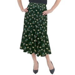 Grass Love Midi Mermaid Skirt