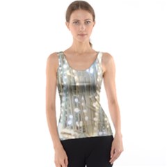 String Of Lights Christmas Festive Party Tank Top by yoursparklingshop